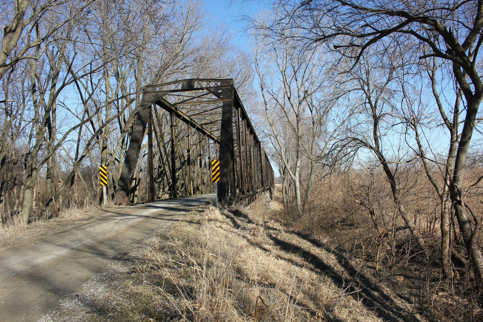 Looking east